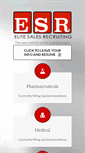 Mobile Screenshot of elitesalesrecruiting.com